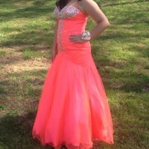 Prom dress, Homecoming dress, pink dress